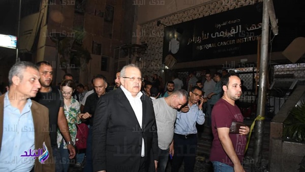 حريق معهد الاورام .. رئيس جامعة القاهرة يوجه بسرعة استئناف العمل