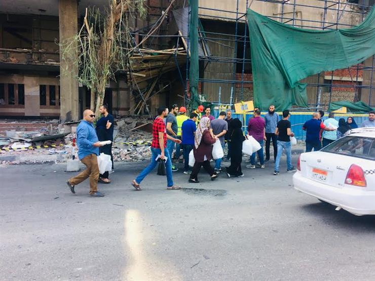 صور- ما بعد الحادث.. أصدقاء يخففون آلام مرضى معهد الأورام 