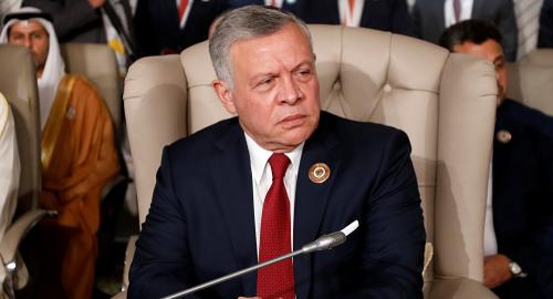 ملك الأردن يعزي السيسي